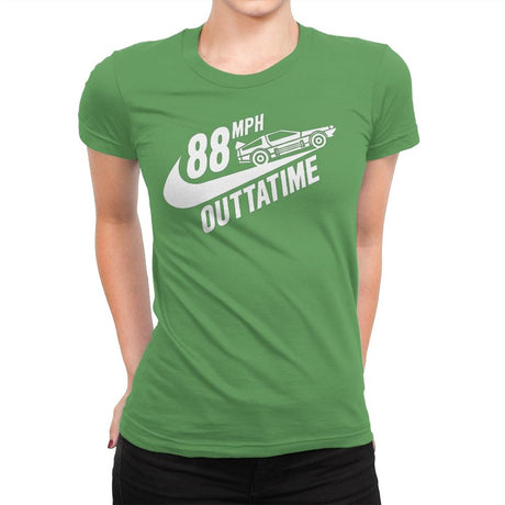 88MPH Outtatime - Womens Premium T-Shirts RIPT Apparel Small / Kelly