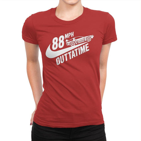 88MPH Outtatime - Womens Premium T-Shirts RIPT Apparel Small / Red