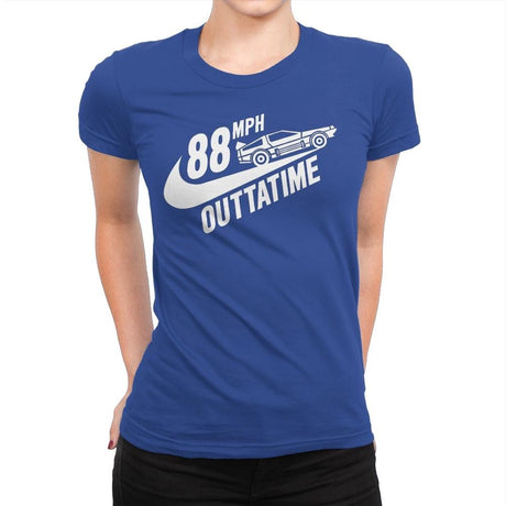 88MPH Outtatime - Womens Premium T-Shirts RIPT Apparel Small / Royal