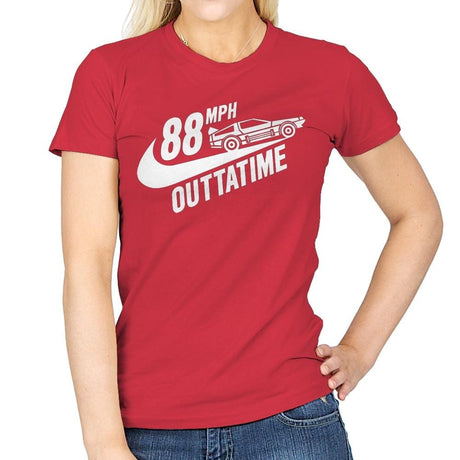 88MPH Outtatime - Womens T-Shirts RIPT Apparel Small / Red