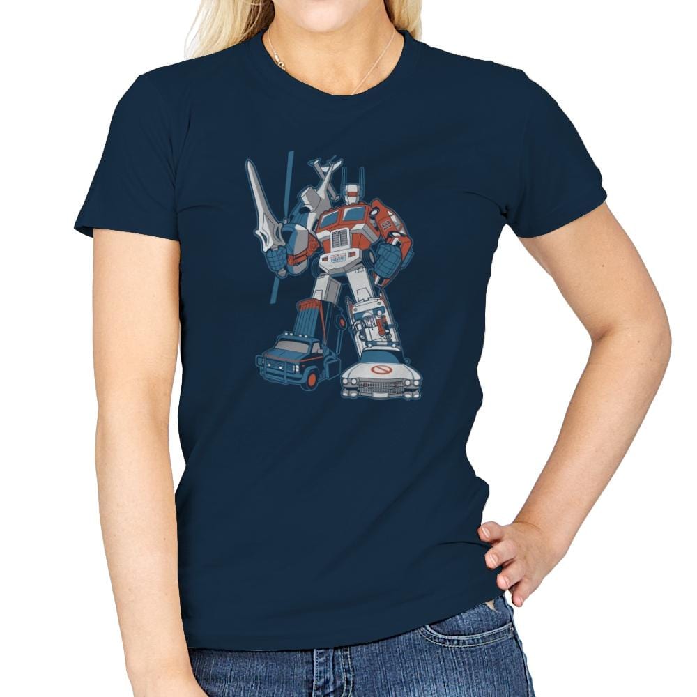 8Dtron Exclusive - Womens T-Shirts RIPT Apparel Small / Navy