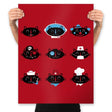 9 Lives - Prints Posters RIPT Apparel 18x24 / Red