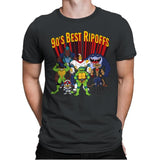 90´s Best Ripoffs - Mens Premium T-Shirts RIPT Apparel Small / Heavy Metal