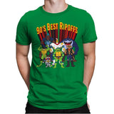90´s Best Ripoffs - Mens Premium T-Shirts RIPT Apparel Small / Kelly Green