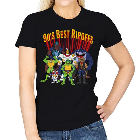 90´s Best Ripoffs - Womens T-Shirts RIPT Apparel Small / Black