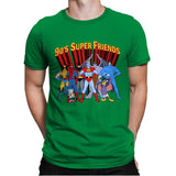 90's Super Friends - Anytime - Mens Premium T-Shirts RIPT Apparel Small / Kelly Green