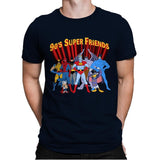 90's Super Friends - Anytime - Mens Premium T-Shirts RIPT Apparel Small / Midnight Navy