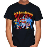90's Super Friends - Anytime - Mens T-Shirts RIPT Apparel Small / Black
