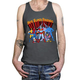 90's Super Friends - Tanktop Tanktop RIPT Apparel X-Small / Asphalt