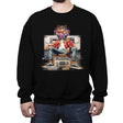 90s Music - Crew Neck Sweatshirt Crew Neck Sweatshirt RIPT Apparel Small / Black