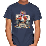 90s Music - Mens T-Shirts RIPT Apparel Small / Navy