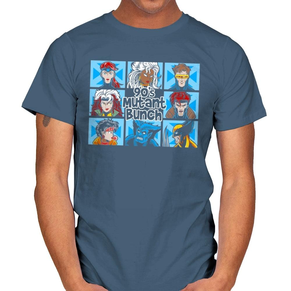 90s Mutant Bunch - Anytime - Mens T-Shirts RIPT Apparel Small / Indigo Blue