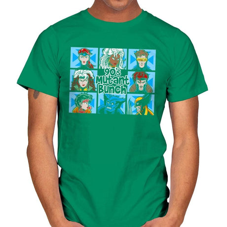90s Mutant Bunch - Anytime - Mens T-Shirts RIPT Apparel Small / Kelly Green