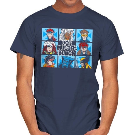 90s Mutant Bunch - Anytime - Mens T-Shirts RIPT Apparel Small / Navy
