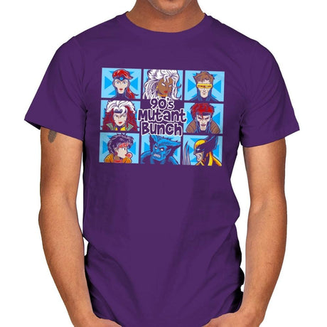90s Mutant Bunch - Anytime - Mens T-Shirts RIPT Apparel Small / Purple