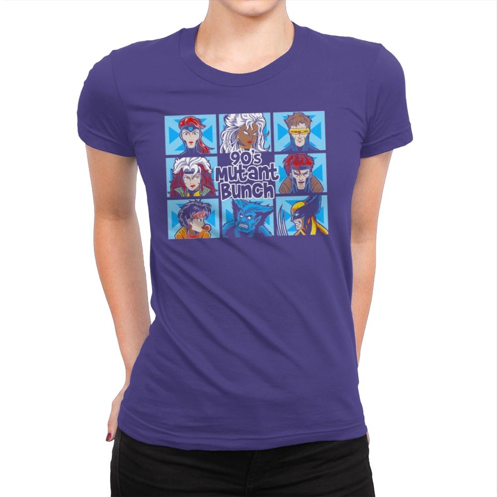 90s Mutant Bunch - Anytime - Womens Premium T-Shirts RIPT Apparel Small / Purple Rush