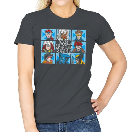 90s Mutant Bunch - Anytime - Womens T-Shirts RIPT Apparel Small / Charcoal
