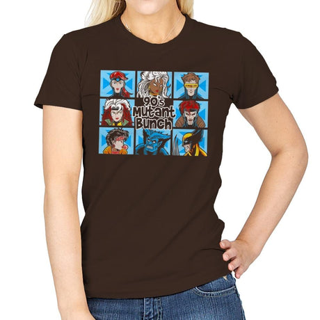 90s Mutant Bunch - Anytime - Womens T-Shirts RIPT Apparel Small / Dark Chocolate