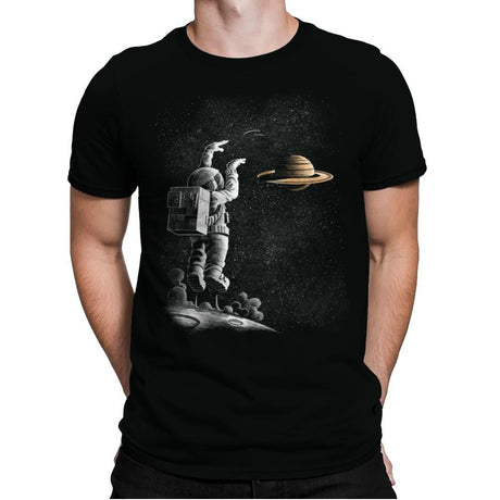 A Basketball Star - Mens Premium T-Shirts RIPT Apparel Small / Black