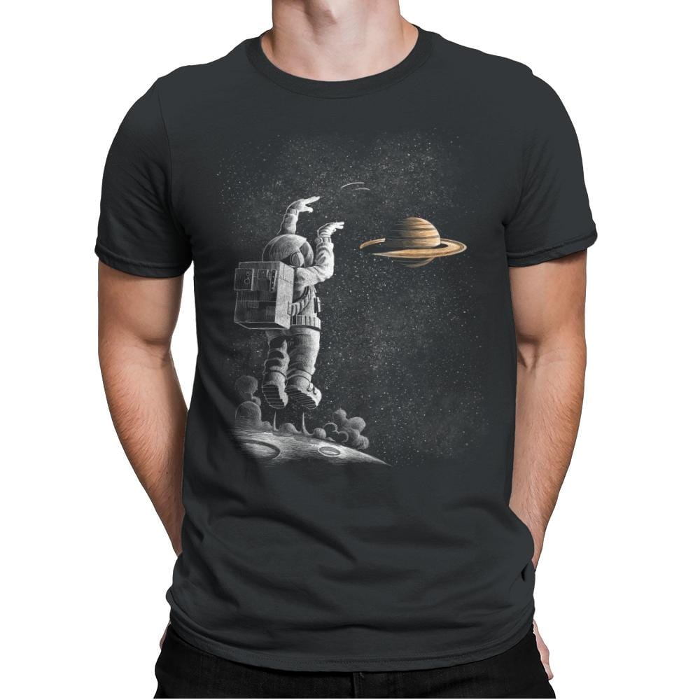 A Basketball Star - Mens Premium T-Shirts RIPT Apparel Small / Heavy Metal