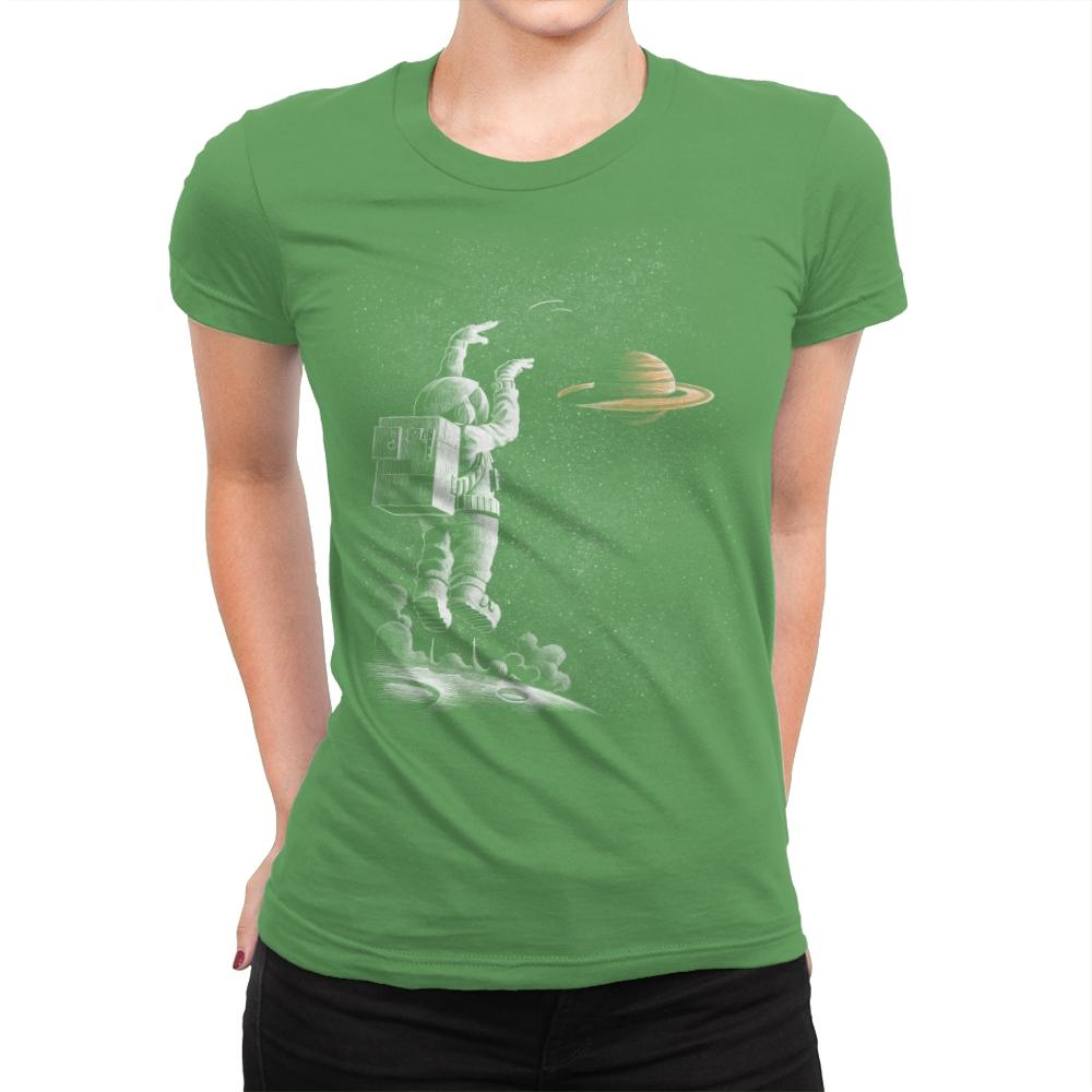 A Basketball Star - Womens Premium T-Shirts RIPT Apparel Small / Kelly