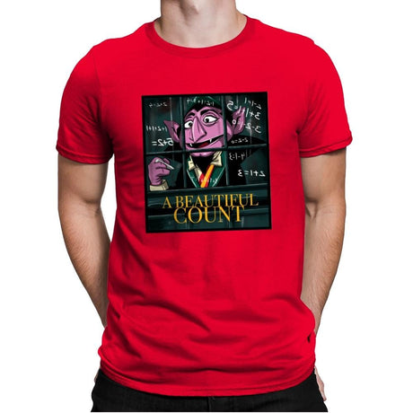 A Beautiful Count - Mens Premium T-Shirts RIPT Apparel Small / Red