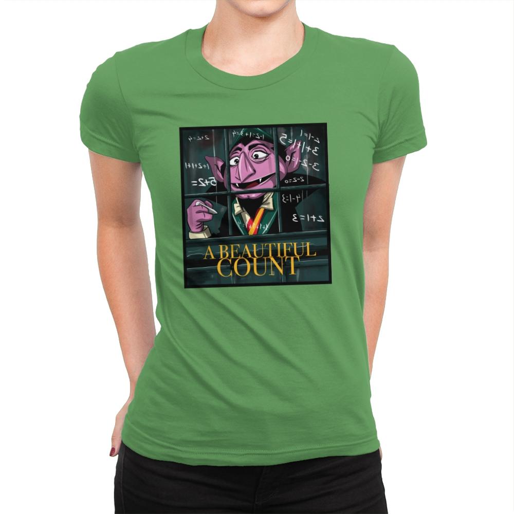 A Beautiful Count - Womens Premium T-Shirts RIPT Apparel Small / Kelly