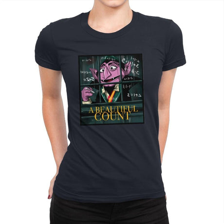 A Beautiful Count - Womens Premium T-Shirts RIPT Apparel Small / Midnight Navy