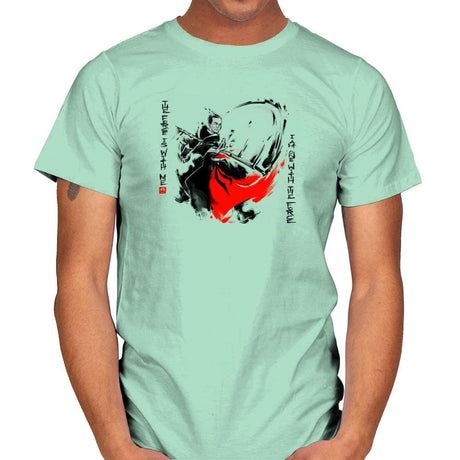 A Brush with the Force Exclusive - Mens T-Shirts RIPT Apparel Small / Mint Green