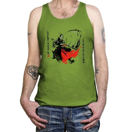 A Brush with the Force Exclusive - Tanktop Tanktop RIPT Apparel X-Small / Leaf