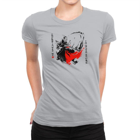 A Brush with the Force Exclusive - Womens Premium T-Shirts RIPT Apparel Small / Heather Grey