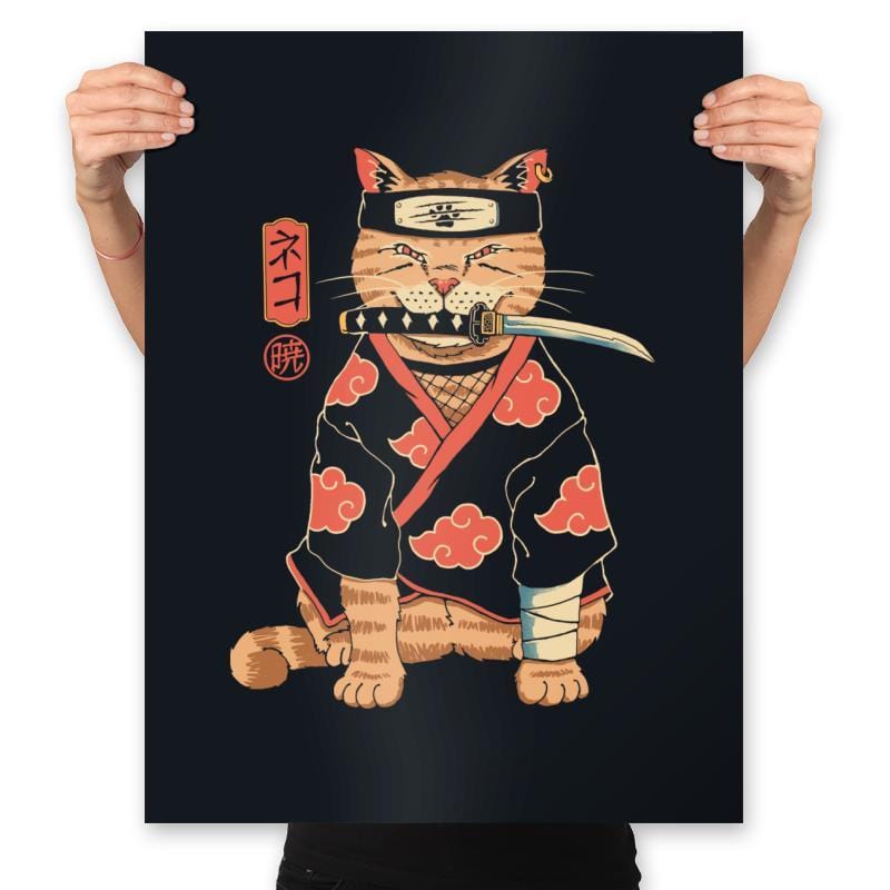 A Cat Suki - Prints Posters RIPT Apparel 18x24 / Black