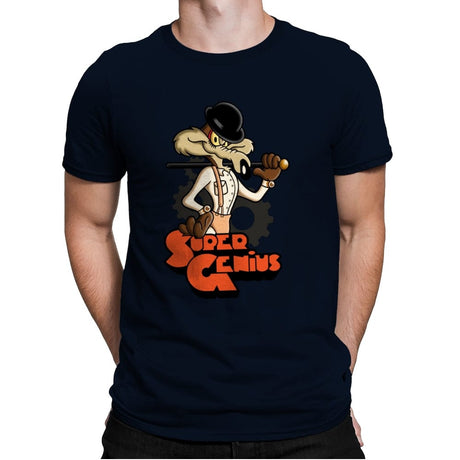 A Clockwork Genius - Mens Premium T-Shirts RIPT Apparel Small / Midnight Navy