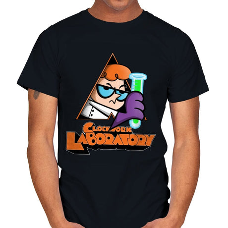 A Clockwork Laboratory - Mens T-Shirts RIPT Apparel Small / Black