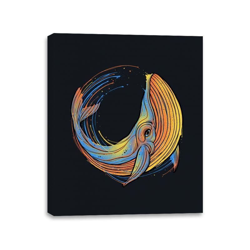 A Colorful Swim - Canvas Wraps Canvas Wraps RIPT Apparel 11x14 / Black
