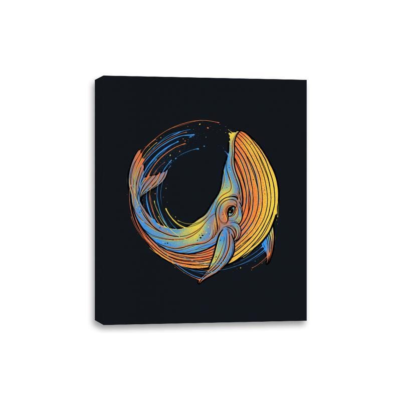 A Colorful Swim - Canvas Wraps Canvas Wraps RIPT Apparel 8x10 / Black