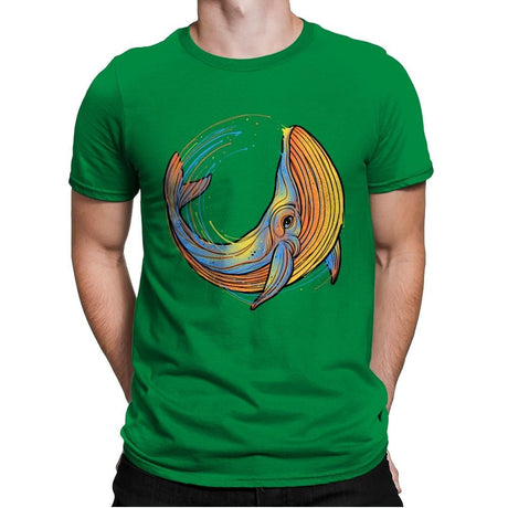 A Colorful Swim - Mens Premium T-Shirts RIPT Apparel Small / Kelly