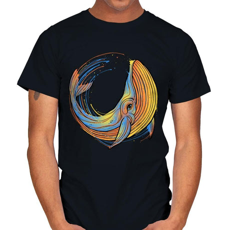 A Colorful Swim - Mens T-Shirts RIPT Apparel Small / Black