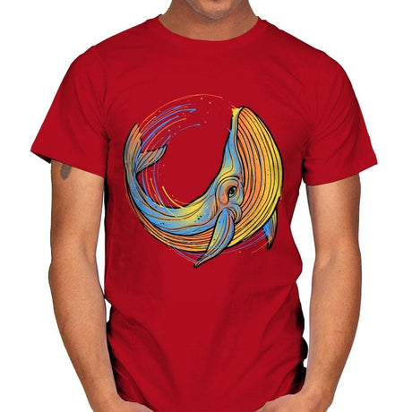 A Colorful Swim - Mens T-Shirts RIPT Apparel Small / Red