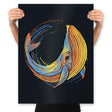 A Colorful Swim - Prints Posters RIPT Apparel 18x24 / Black
