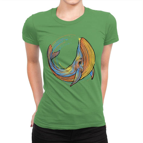 A Colorful Swim - Womens Premium T-Shirts RIPT Apparel Small / Kelly