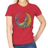 A Colorful Swim - Womens T-Shirts RIPT Apparel Small / Red