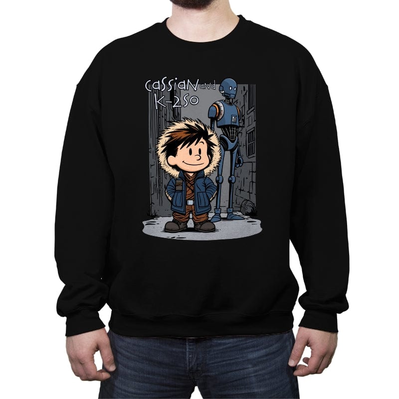 A Couple of Rogues - Crew Neck Sweatshirt Crew Neck Sweatshirt RIPT Apparel Small / Black