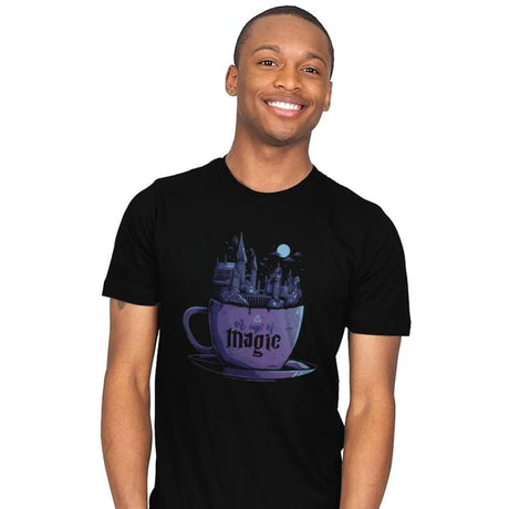 A Cup of Magic - Mens T-Shirts RIPT Apparel Small / Black