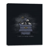 A Dark and Stormy Knight - Best Seller - Canvas Wraps Canvas Wraps RIPT Apparel 16x20 / Black