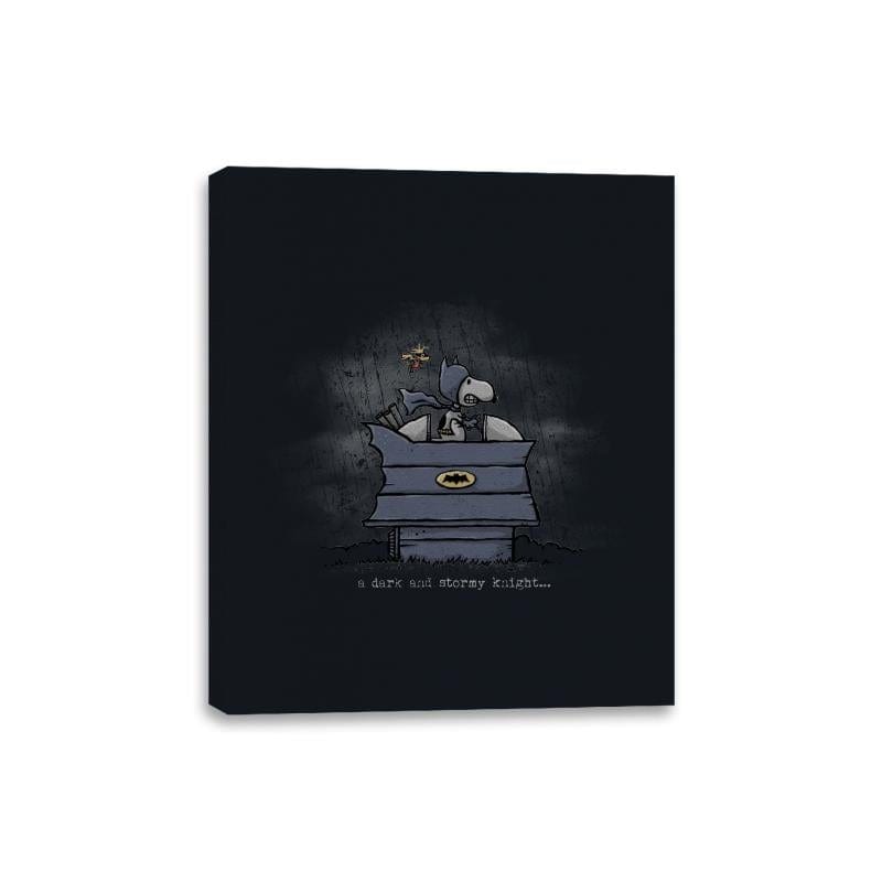 A Dark and Stormy Knight - Best Seller - Canvas Wraps Canvas Wraps RIPT Apparel 8x10 / Black