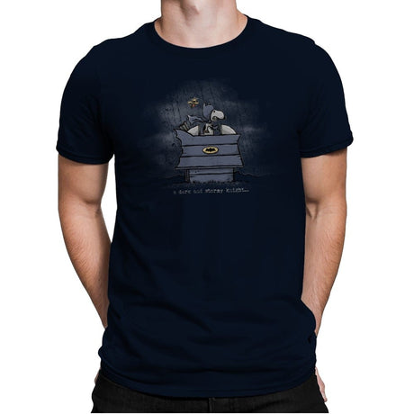 A Dark and Stormy Knight - Best Seller - Mens Premium T-Shirts RIPT Apparel Small / Midnight Navy
