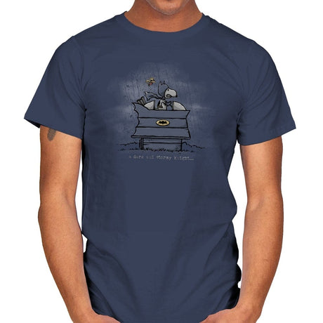 A Dark and Stormy Knight - Best Seller - Mens T-Shirts RIPT Apparel Small / Navy