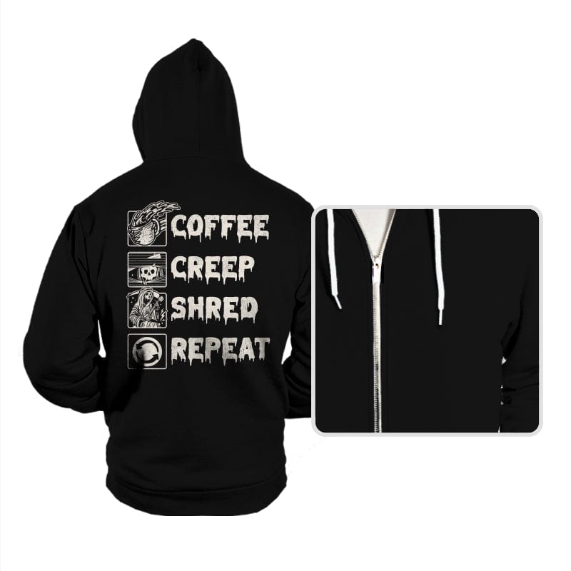 A Day in the Life - Hoodies Hoodies RIPT Apparel Small / Black