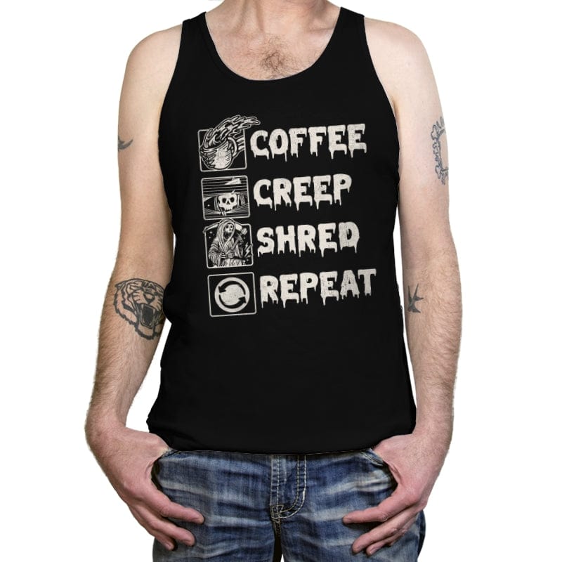 A Day in the Life - Tanktop Tanktop RIPT Apparel X-Small / Black